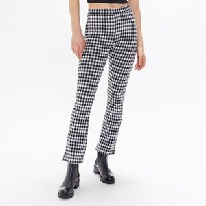 Kick Flare Pant B&W Checked